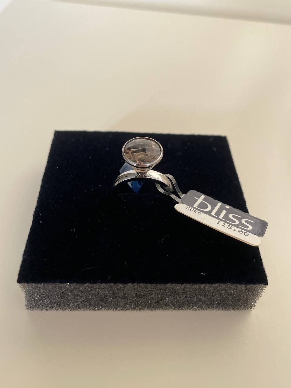 Кольцо  с раухтопазом