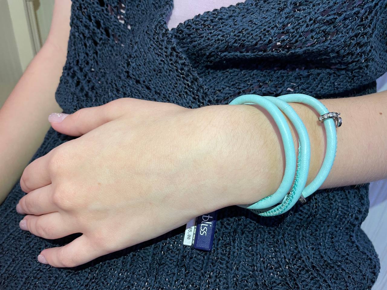 Браслет/Колье кожанное